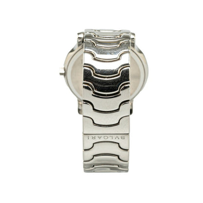 Bvlgari Solotempo Watch St35S Quartz Silver Dial Stainless Steel