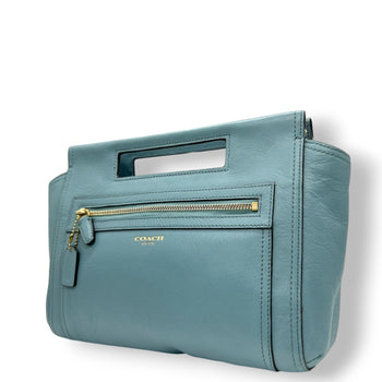 Coach Handbag/Clutch Bag With Cutout Handles