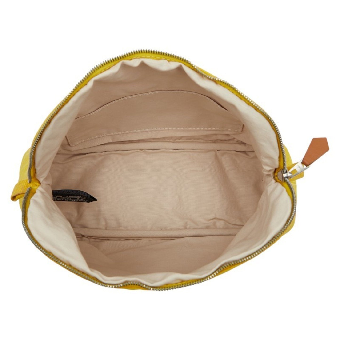 Hermes Bolide Pouch 25 Small Item Case Yellow Canvas