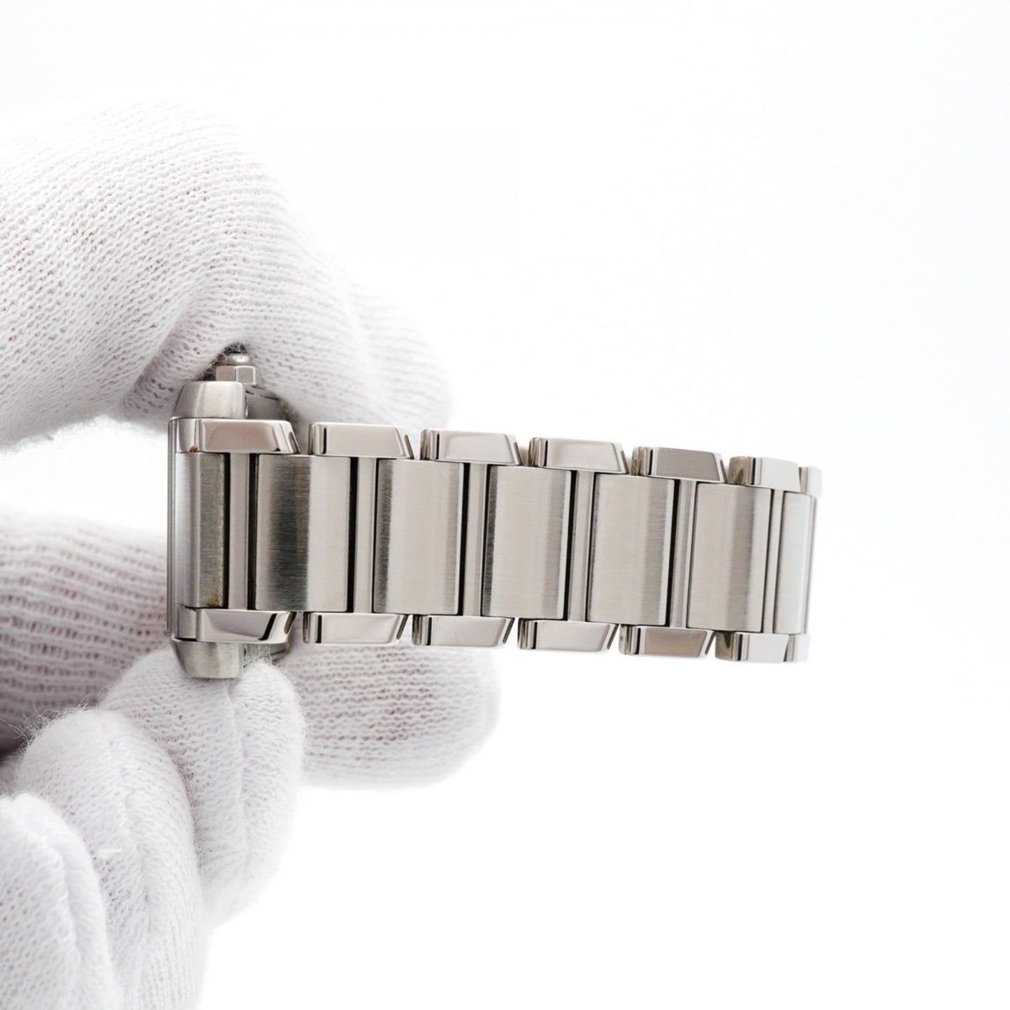 Cartier Tank Franaise SM W51008Q3 White Dial