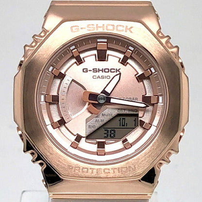 G-Shock Casio Gm-S2100Pg-4A Metal Covered Mid-Size Compact Model With Casio Oak Octagonal Case
