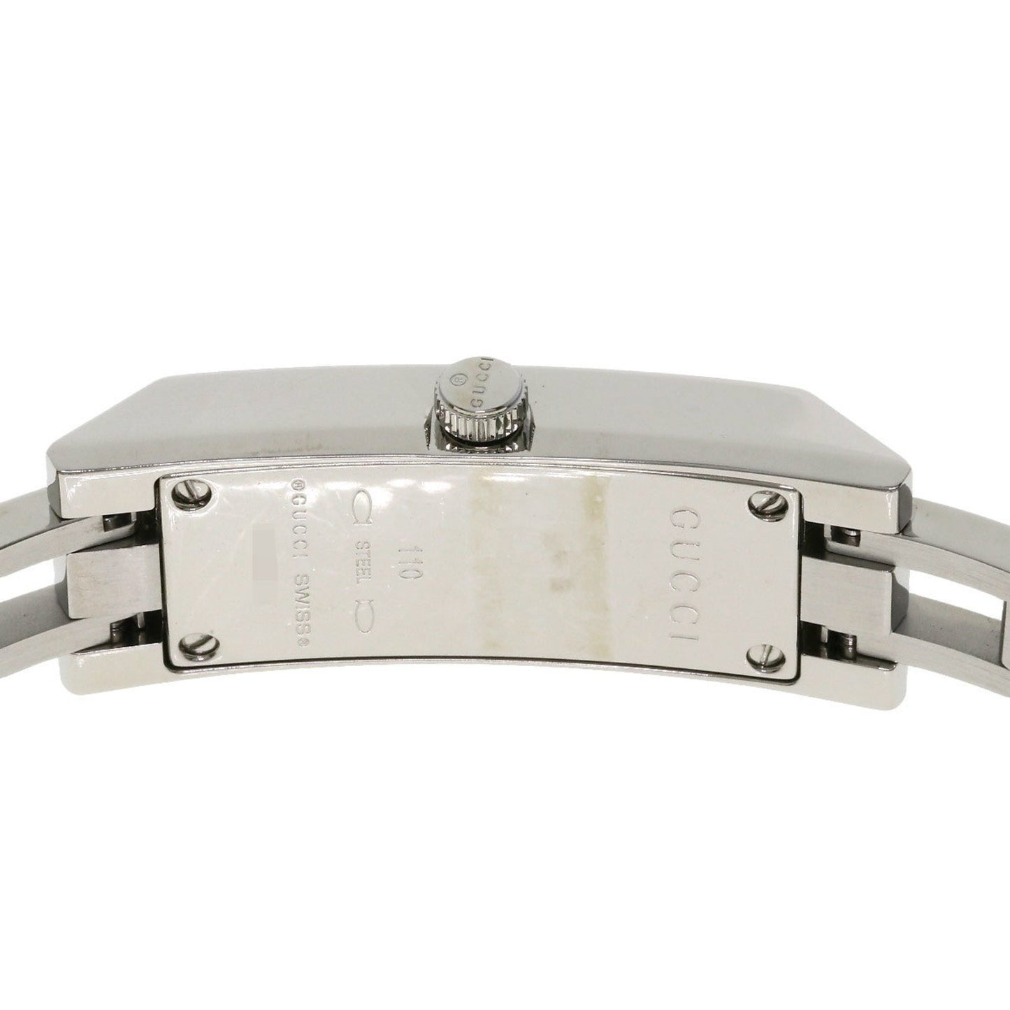 Gucci Ya110 Square Face Stainless Steel Watch