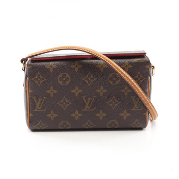 Louis Vuitton Louis Vuitton Recital Handbag Coated Canvas Leather Monogram
