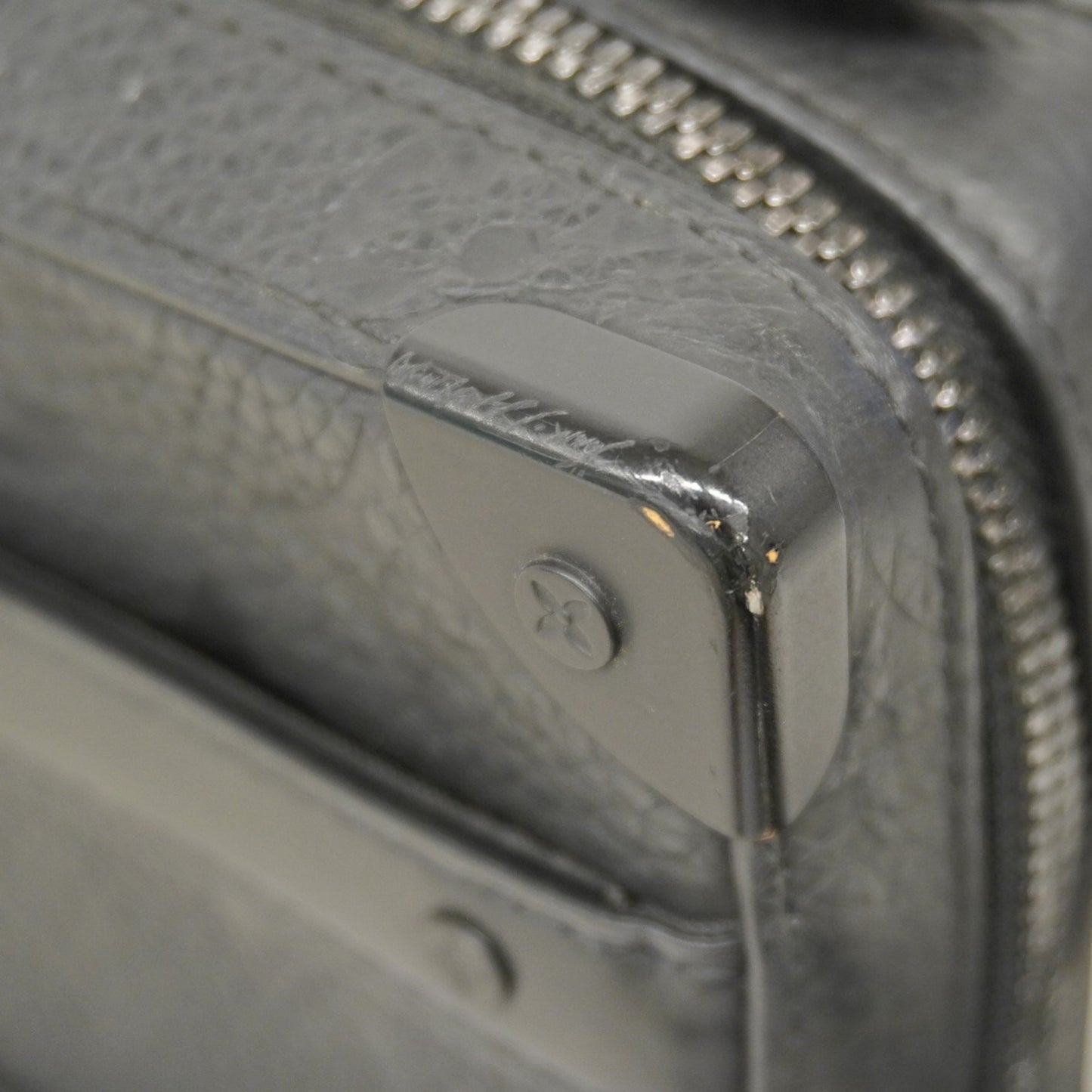 Louis Vuitton Taurillon Soft Handle Trunk M59163 Black 2-Way Bag