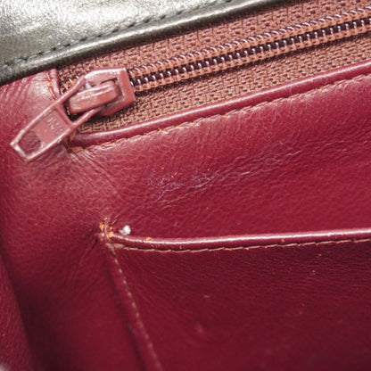 Chanel Shoulder Bag Matelasse W Chain Lambskin Black