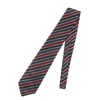 Louis Vuitton Regimental Silk Cravate Tie In Navy