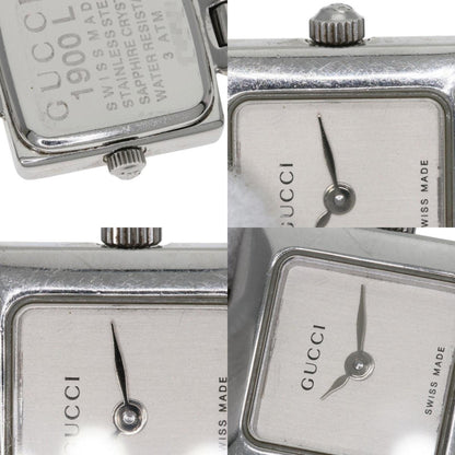 Gucci 1900L Square Face Watch Stainless Steel/Ss