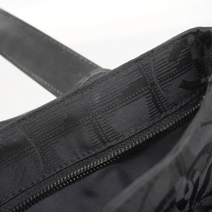 Chanel New Travel Nylon Handbag In Black Champagne
