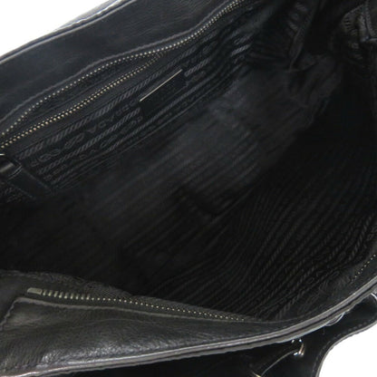 Prada Bag Bt0582 Shoulder Leather Nylon Nero 1191Prada