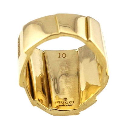 Gucci Gucci Ring #10 18K Yg Yellow Gold 750