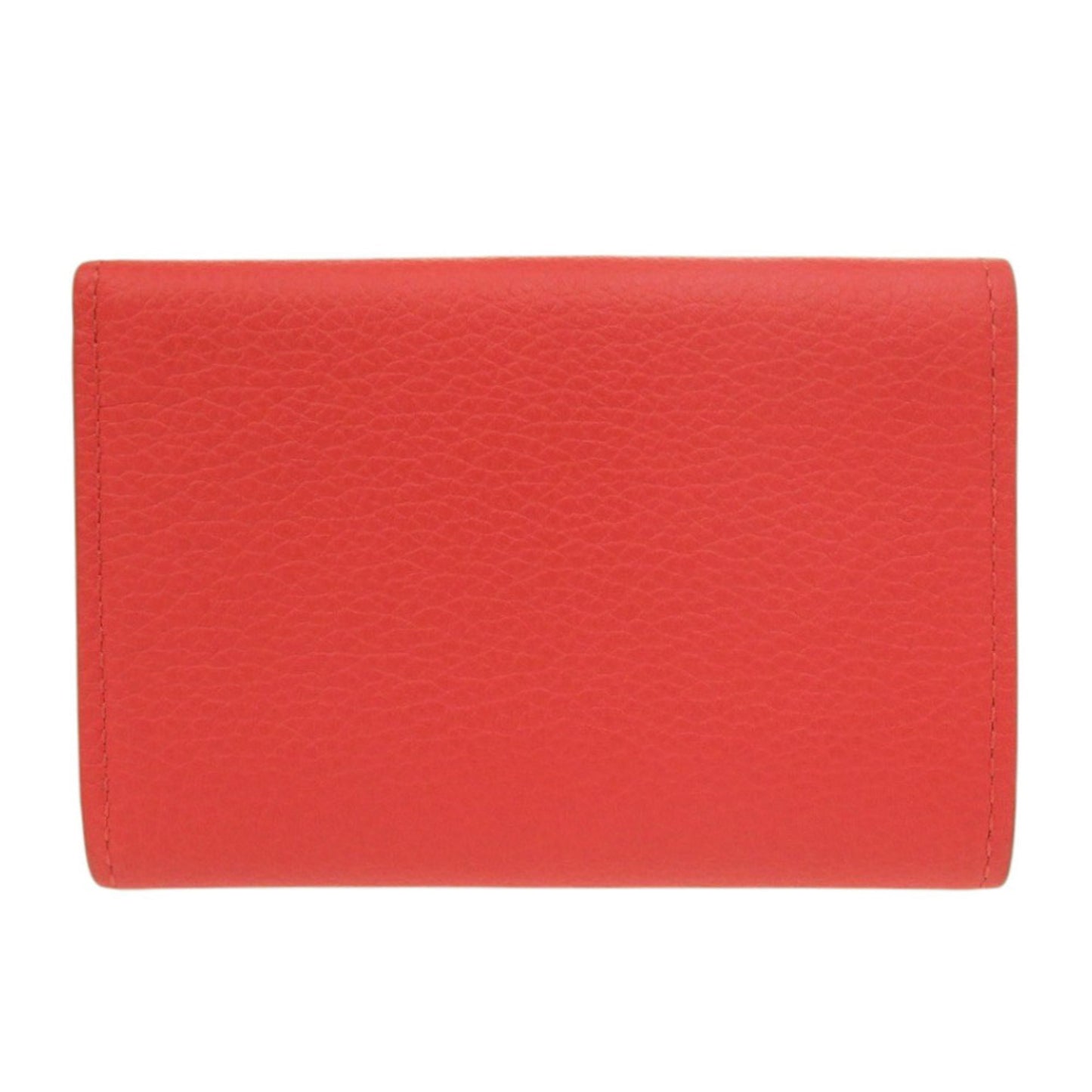 Like New Louis Vuitton Portefeuille Rock Mini M67860 Leather Tri-Fold Wallet Red Lv 0393 Louis