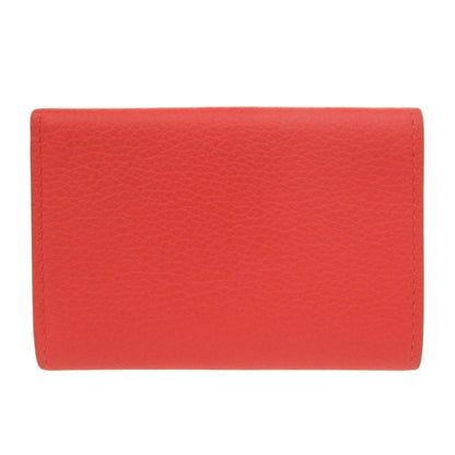Like New Louis Vuitton Portefeuille Rock Mini M67860 Leather Tri-Fold Wallet Red Lv 0393 Louis
