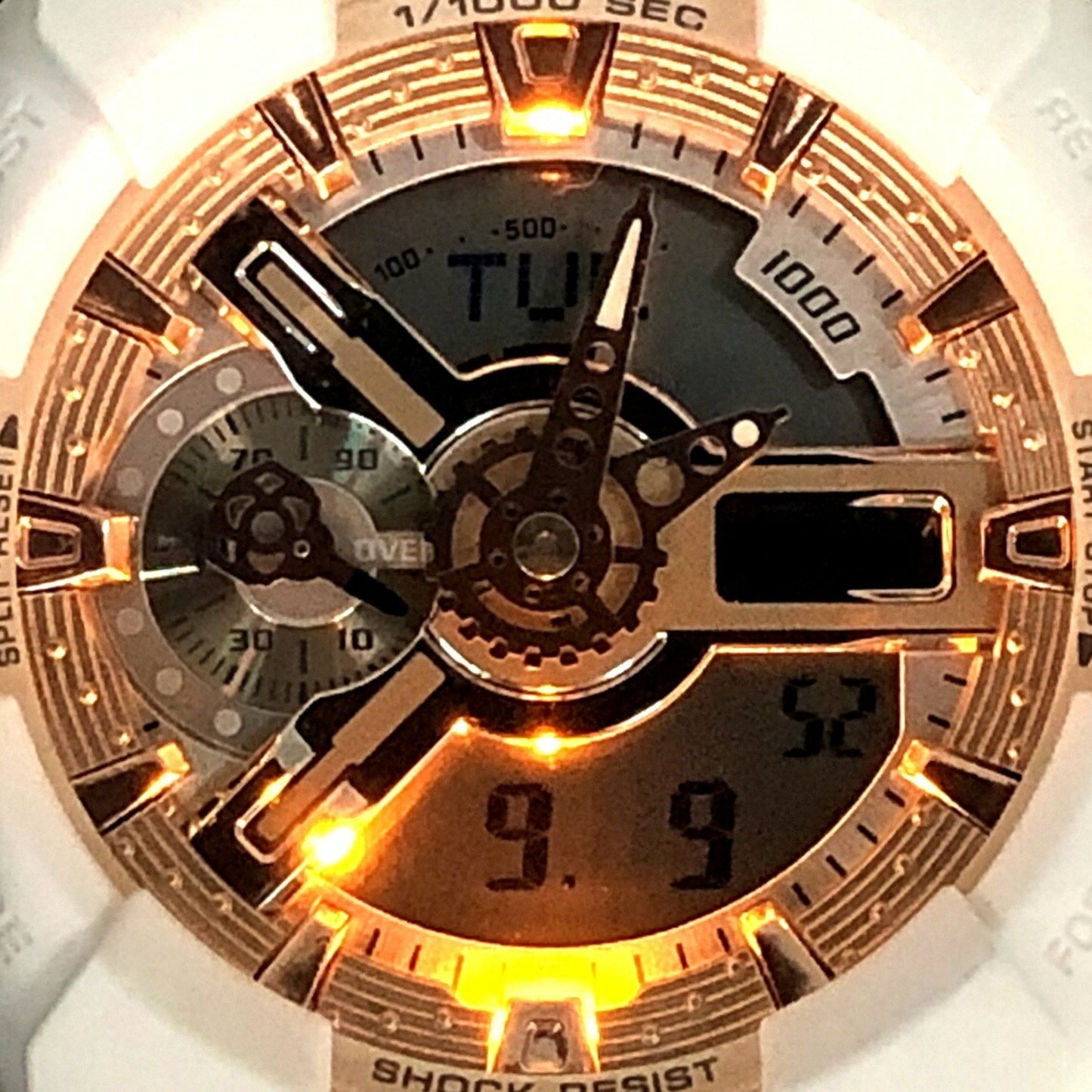 G-Shock Casio Lov-24A-7A Lover'S Collection 2024 White Rose Angel And Devil Watch