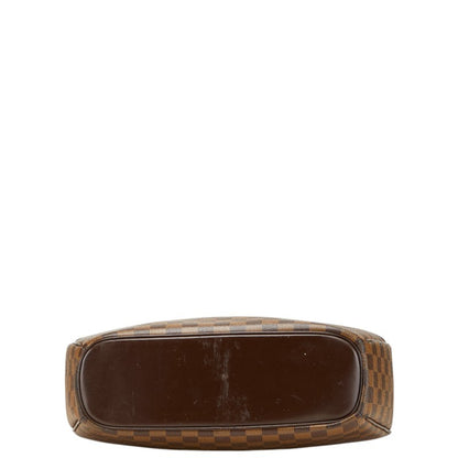 Louis Vuitton Damier Saria Horizontal Handbag N51282 Brown Leather