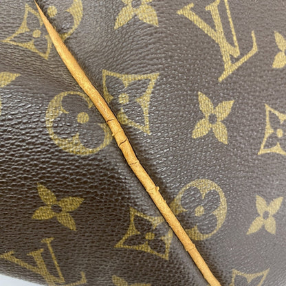 Louis Vuitton Monogram Keepall 55 Boston Bag M41424 Brown