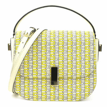 Valextra Iside Crossbody Leather Handbag/Shoulder Bag In Yellow