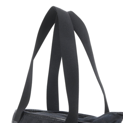 Gucci Gg Canvas Leather Tote Bag Shoulder 019 0401 Black