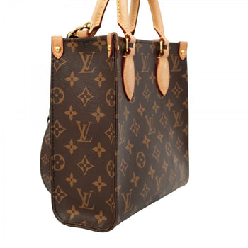 Louis Vuitton Monogram Sac Plat Bb Handbag M46265 Brown 2-Way Bag