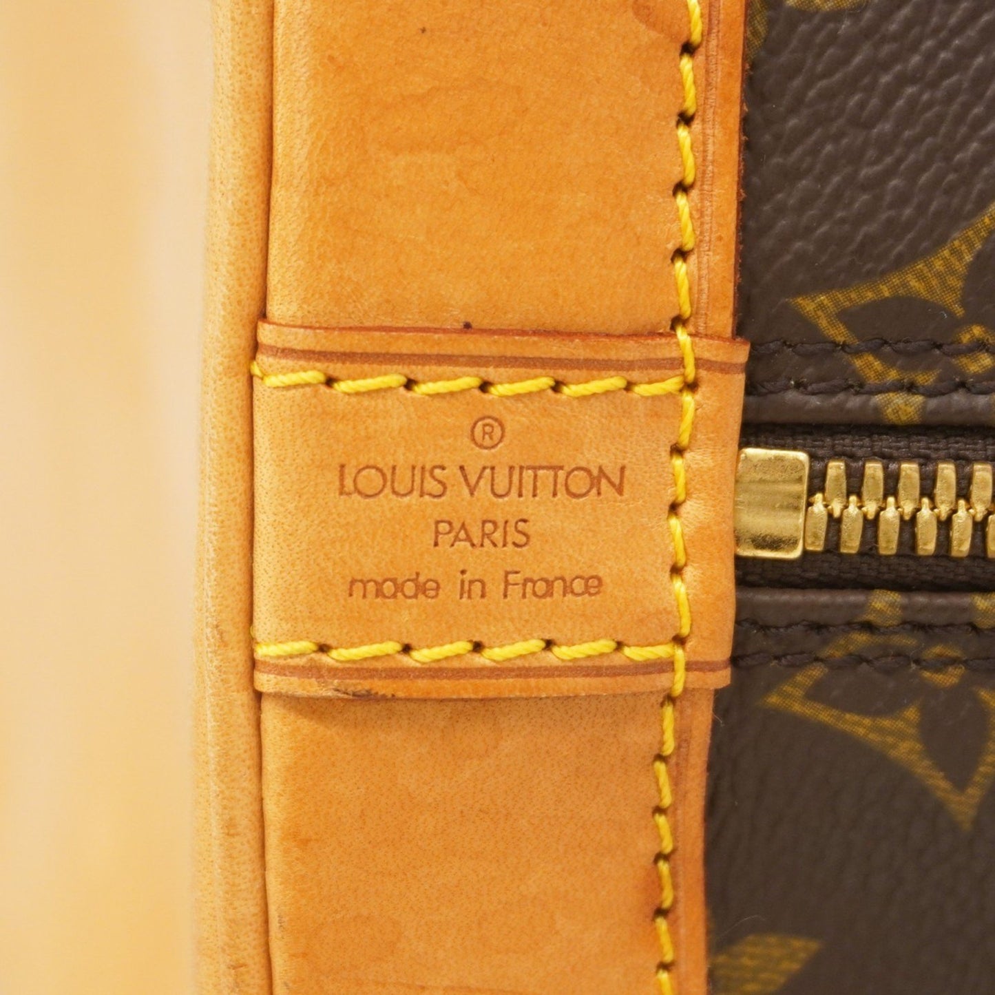 Louis Vuitton Monogram Alma Handbag M51130 Brown
