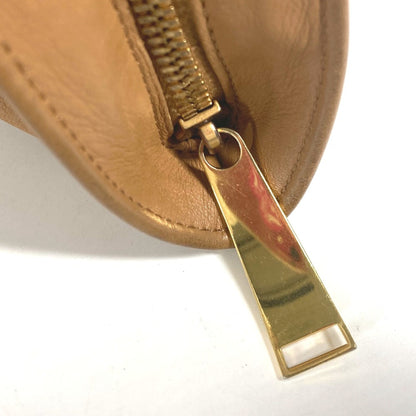 Bottega Veneta 607964 Bag Pouch Clutch Bag Hand Bag Camel Brown