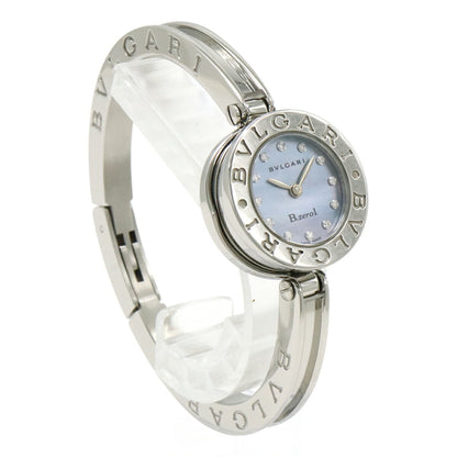 Bvlgari B.Zero1 B-Zero1 Blue Shell Dial Bangle Bz22S Women'S Quartz Watch