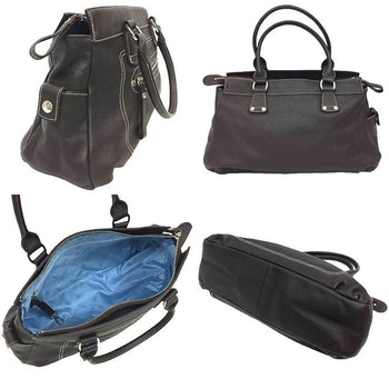 Longchamp Longchamp Leather Tote Bag Brown