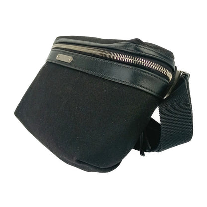 Yves Saint Laurent Saint Laurent Paris Saint Laurent Paris Waist Bag City Belt 505973 Black Canvas