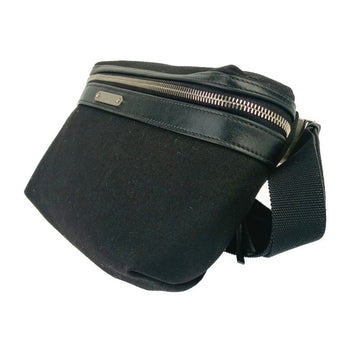 Yves Saint Laurent Saint Laurent Paris Saint Laurent Paris Waist Bag City Belt 505973 Black Canvas