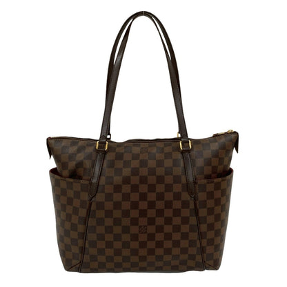 Louis Vuitton Totally Mm Damier Leather Tote Bag