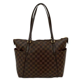 Louis Vuitton Totally Mm Damier Leather Tote Bag
