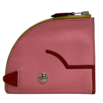 Hermes Paddock Chevre Misor Coin Case Pink