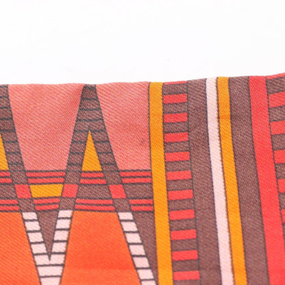 Hermes Herms Pelages Et Camouflage Twilly Silk Scarf For Women In Red