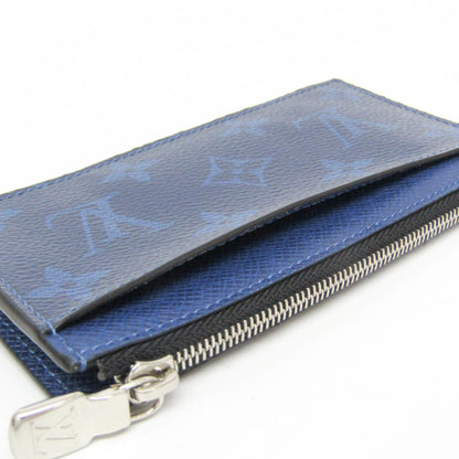 Louis Vuitton Taigarama Coin Card Holder M30270 Monogram Taigarama Card Case Cobalt
