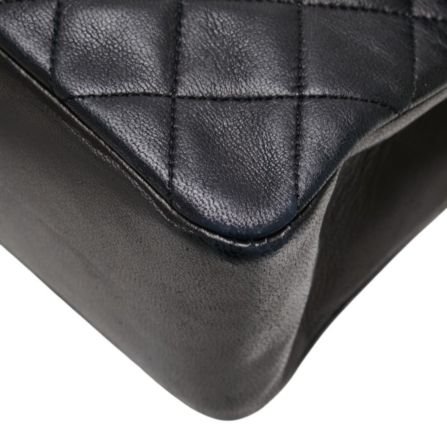 Chanel Matelasse Coco Mark Handbag In Black Lambskin