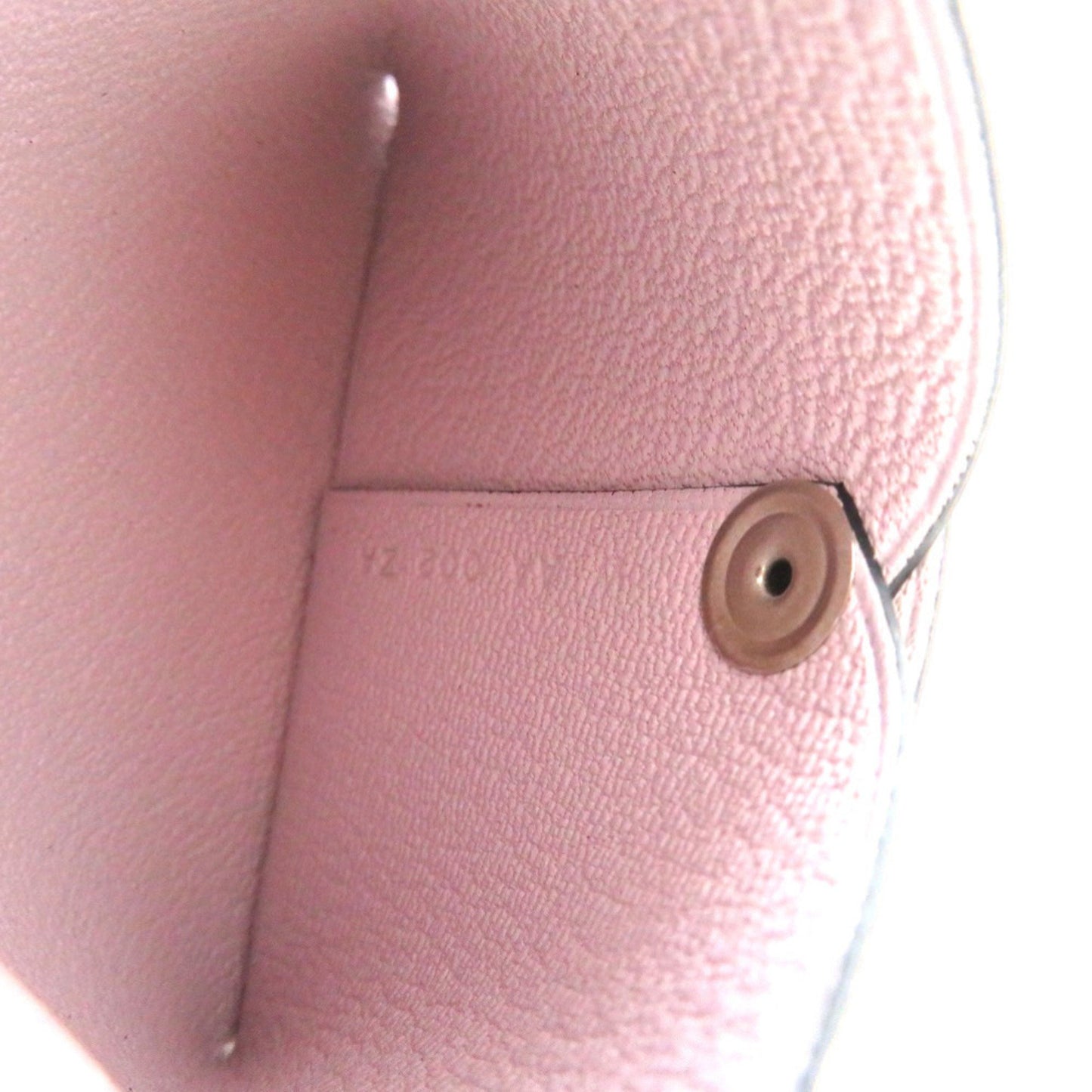 Like New Herms Bastia Verso Chevre Blue Ocean W Stamp (Made In 2024) Coin Case Wallet 1387 Hermes