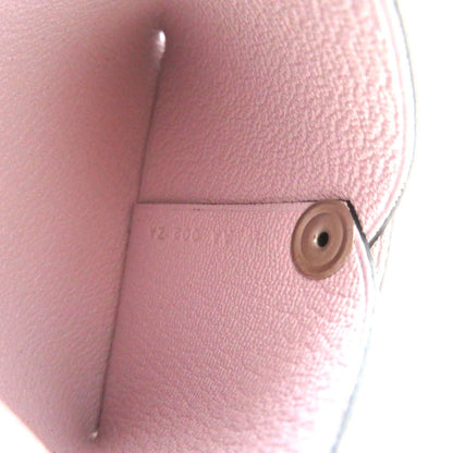 Like New Herms Bastia Verso Chevre Blue Ocean W Stamp (Made In 2024) Coin Case Wallet 1387 Hermes