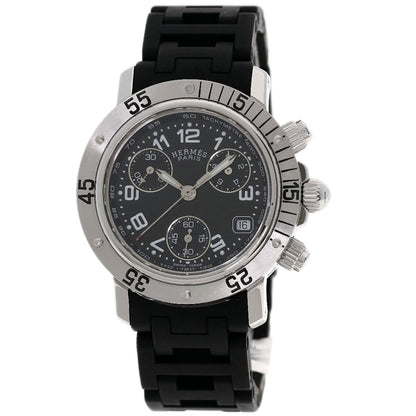 Herms Cl2.315 Clipper Diver Chronograph Watch In Stainless Steel