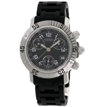 Herms Cl2.315 Clipper Diver Chronograph Watch In Stainless Steel