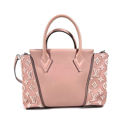 Louis Vuitton M94639 Monogram Velour Tote W Bb Bag Shoulder 2Way Handbag