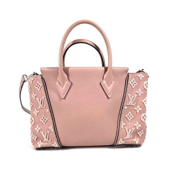 Louis Vuitton M94639 Monogram Velour Tote W Bb Bag Shoulder 2Way Handbag