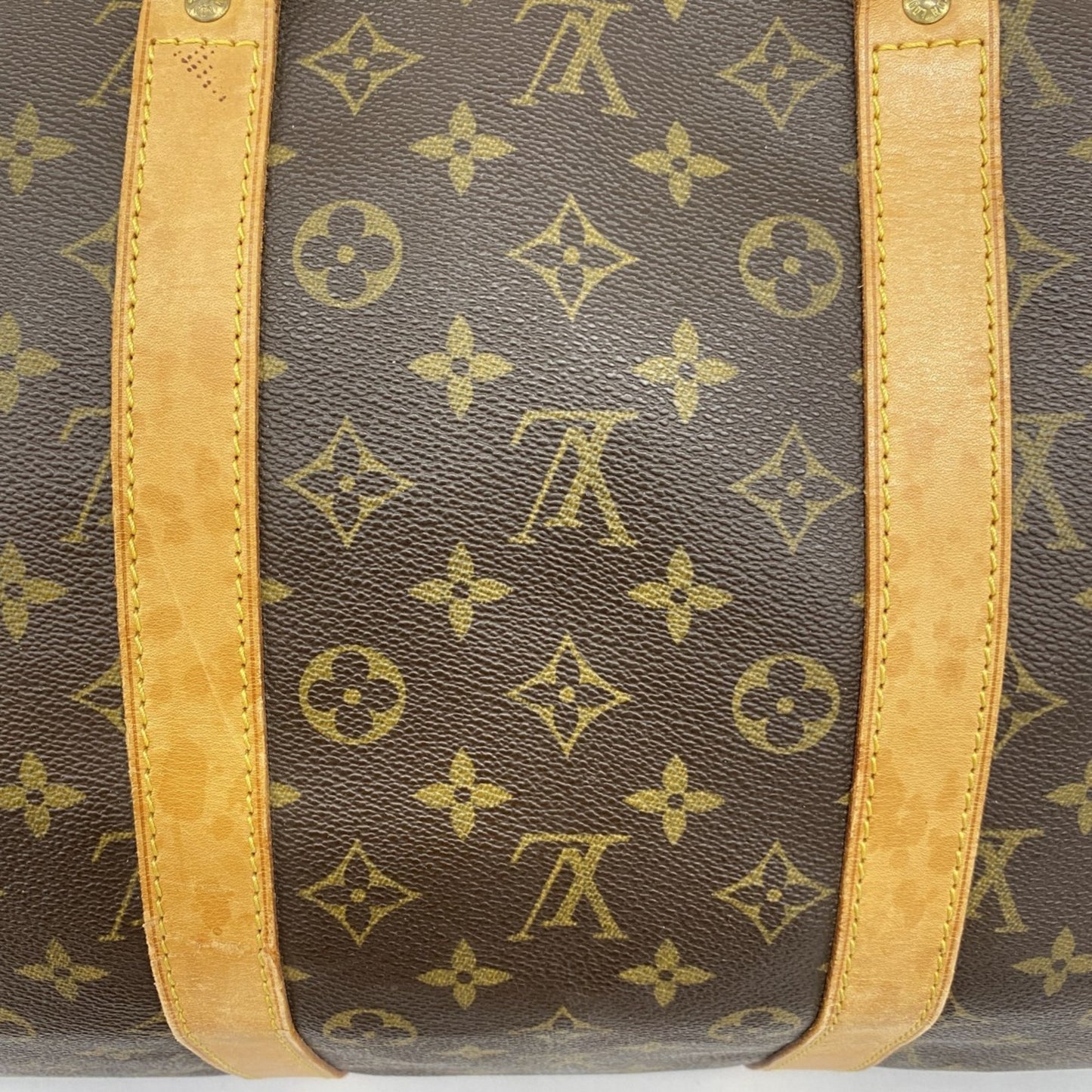 Louis Vuitton Monogram Keepall 55 Boston Bag M41424 Brown