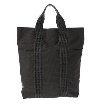 Hermes Airline Cabas Gray Women'S Canvas Tote Bag