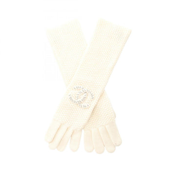 Chanel Coco Mark Cashmere Gloves For Women