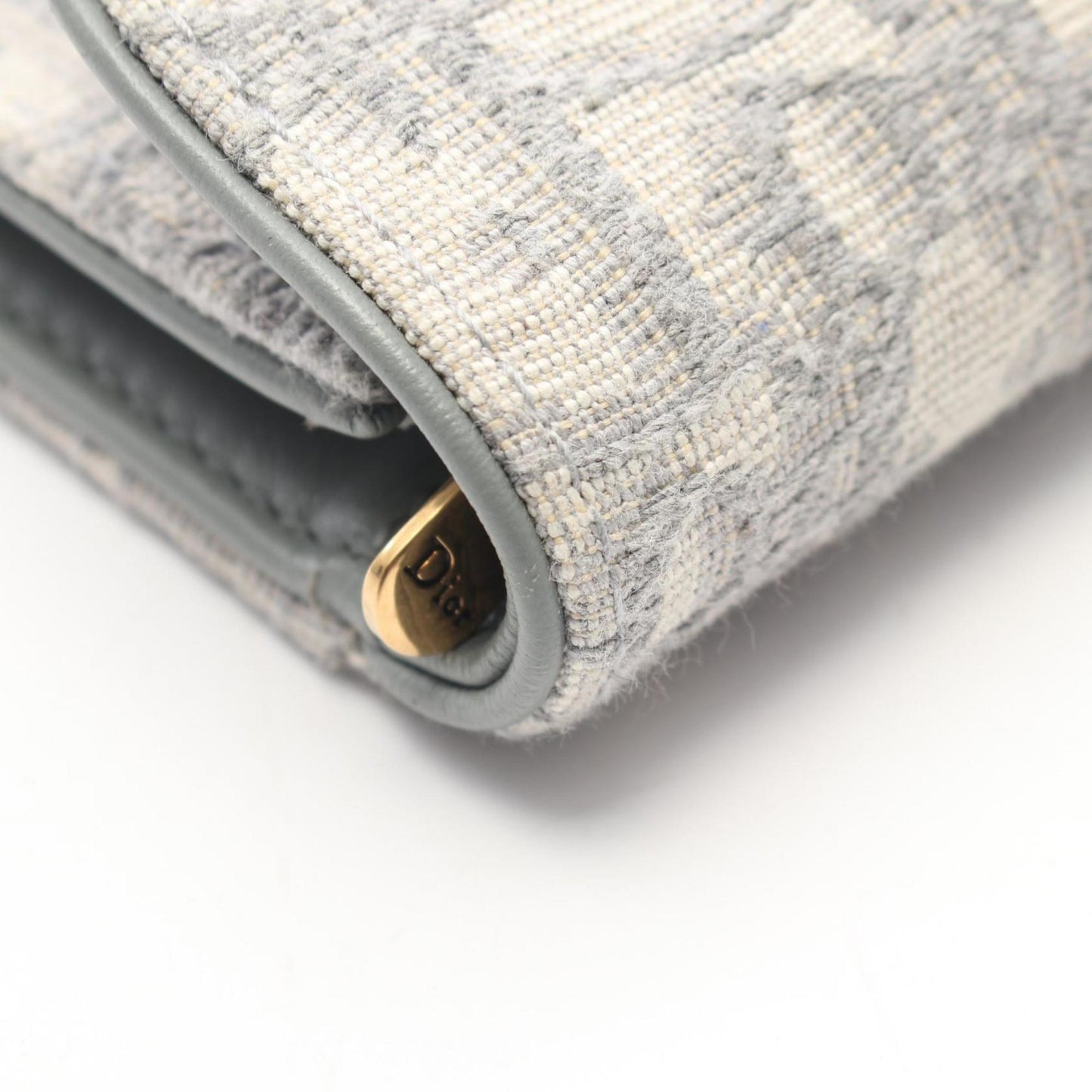 Christian Dior Saddle Oblique Tri-Fold Wallet