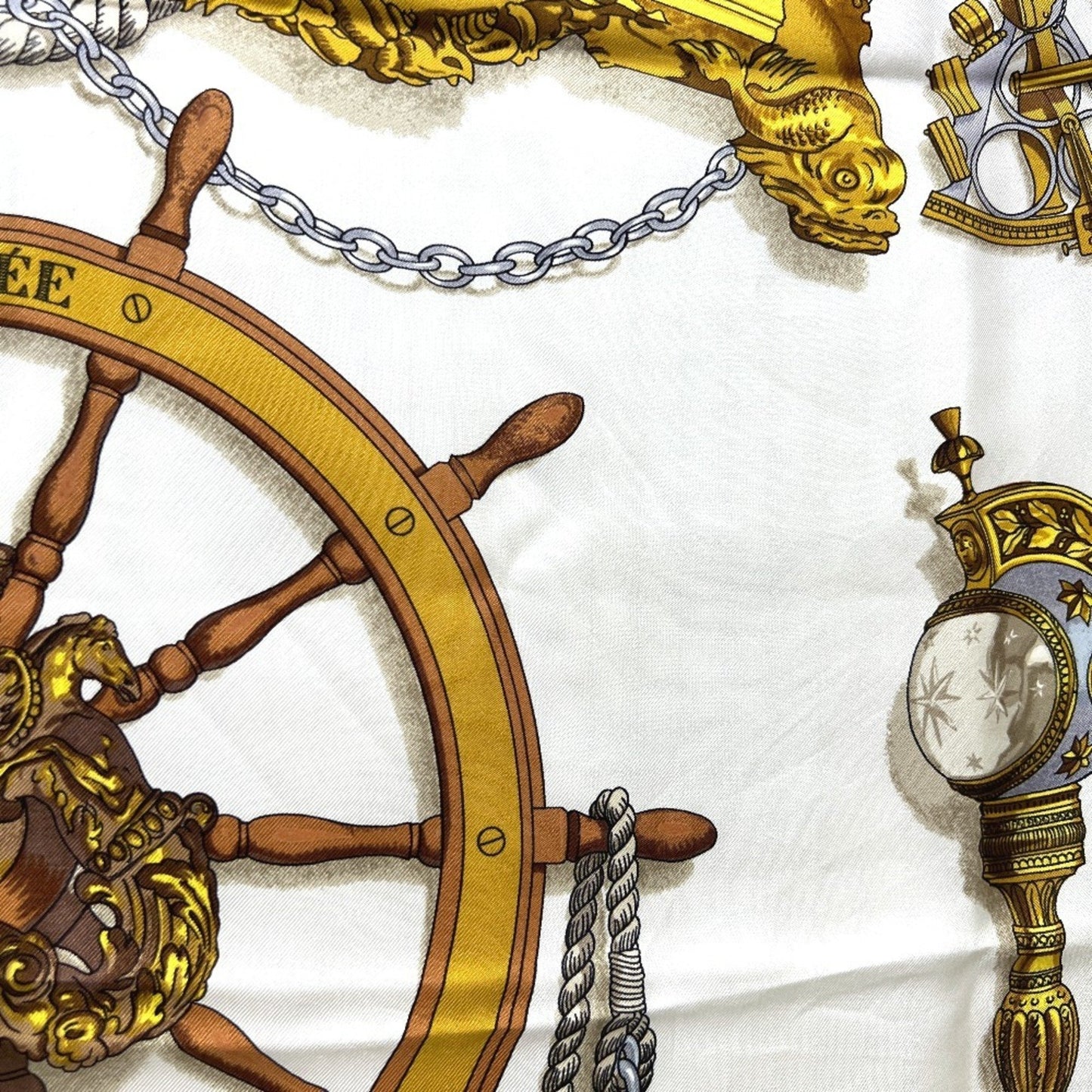 Hermes Musee Carr 90 Silk Scarf For Women