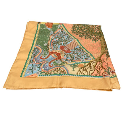 Hermes Carr 90 Axis Mundi Scarf