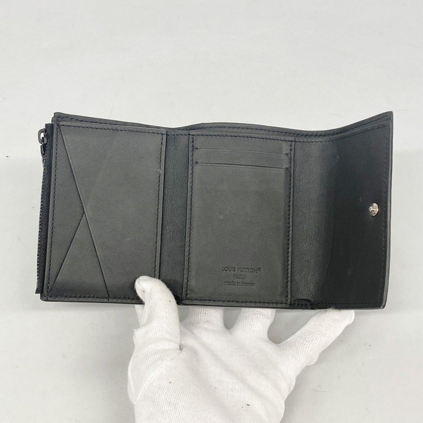 Louis Vuitton Monogram Shadow Victor Wallet M12635 Black