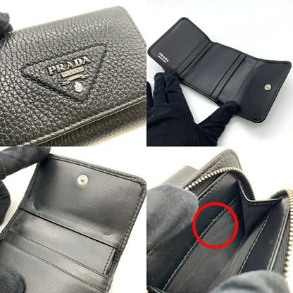 Leather Prada Wallet (Tri-Fold)