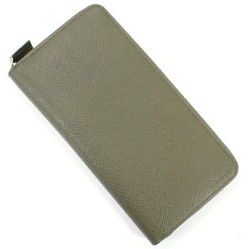 Prada Khaki Saffiano Long Wallet