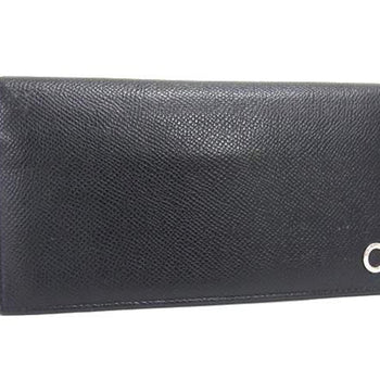 Bvlgari Bvlgari Classico Bifold Long Wallet 282346 Black Leather